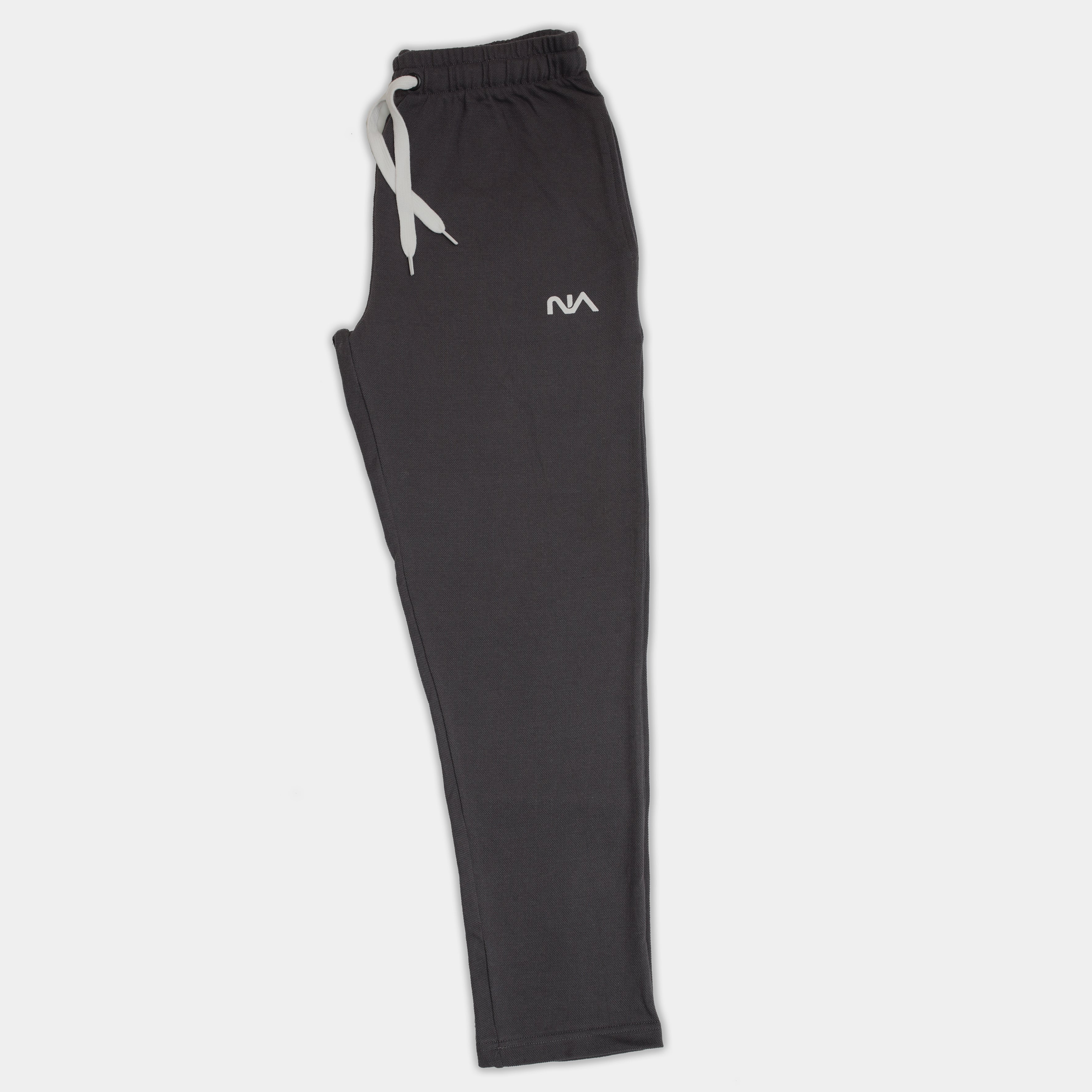 Charcoal Signature Puff Print Logo Trousers