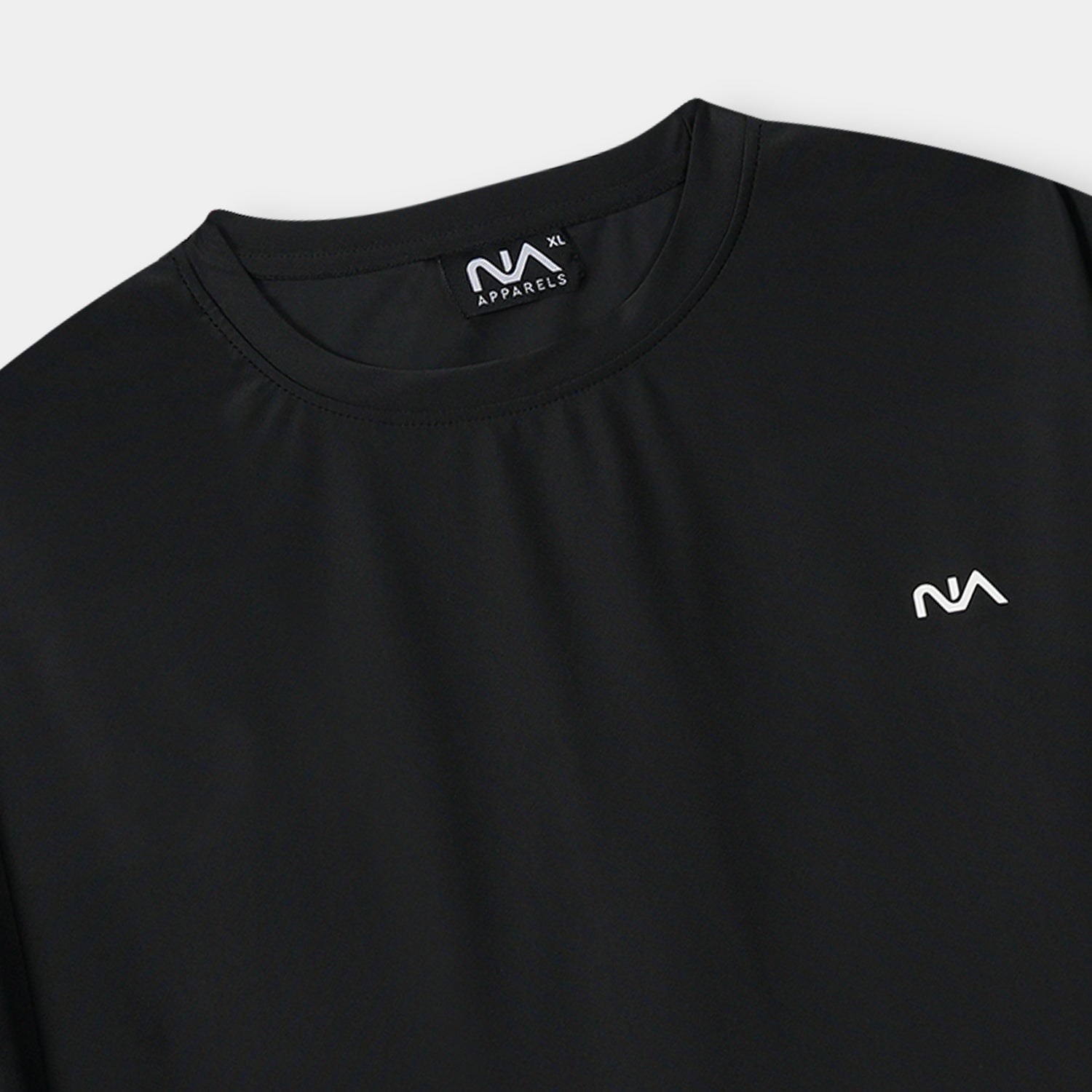 Men's Dry-Fit Tee & Short Black Set