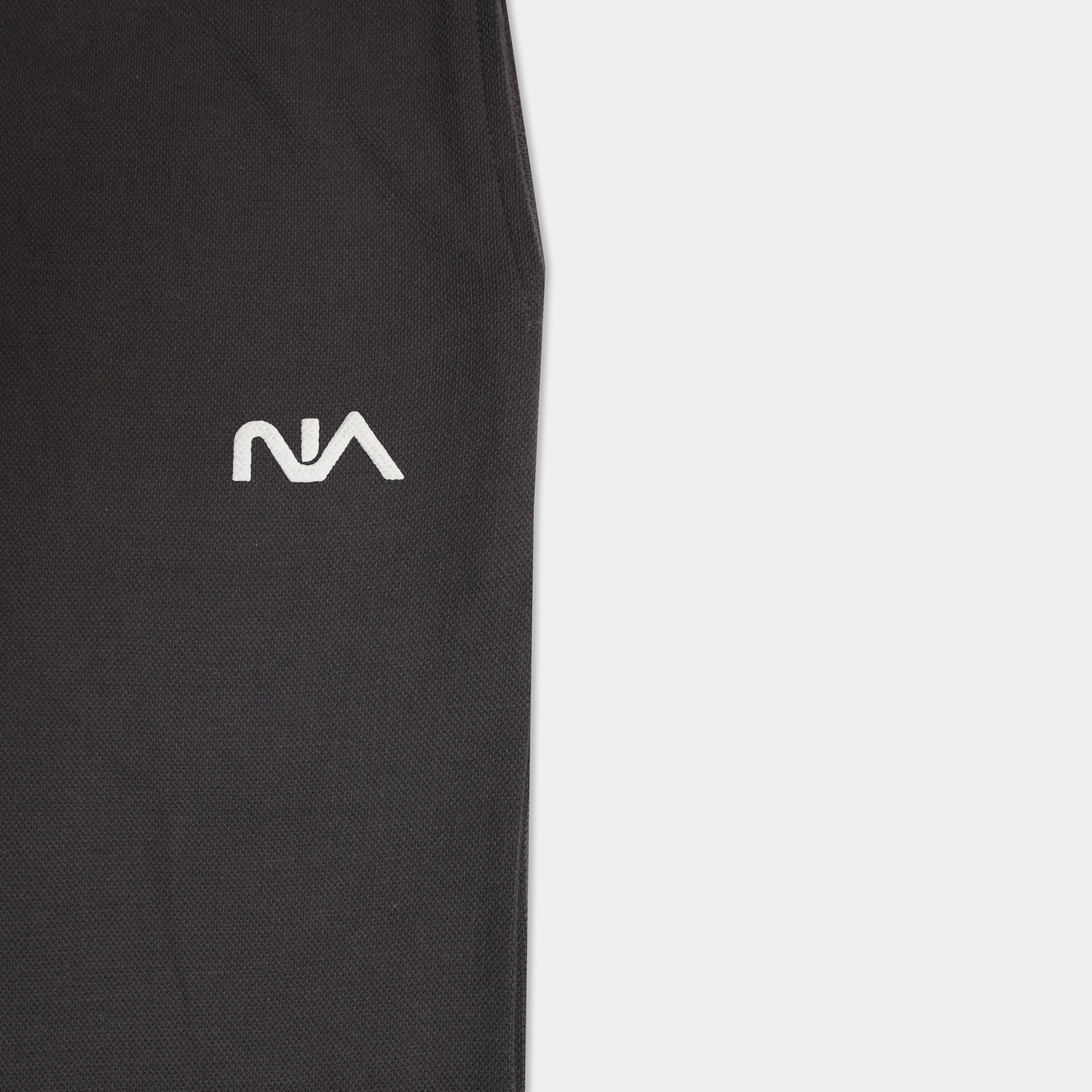 Charcoal Signature Puff Print Logo Trousers