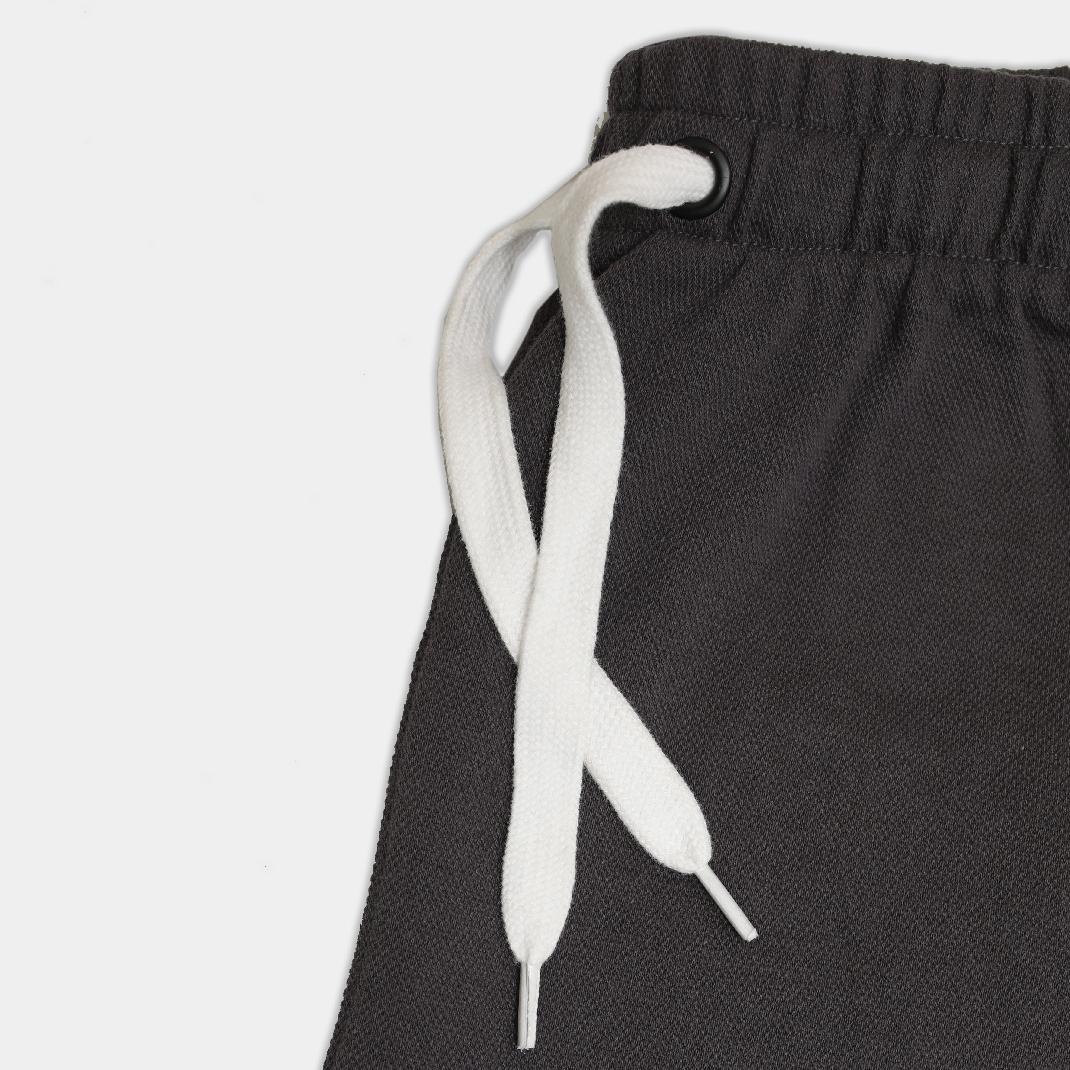 Charcoal Signature Puff Print Logo Trousers