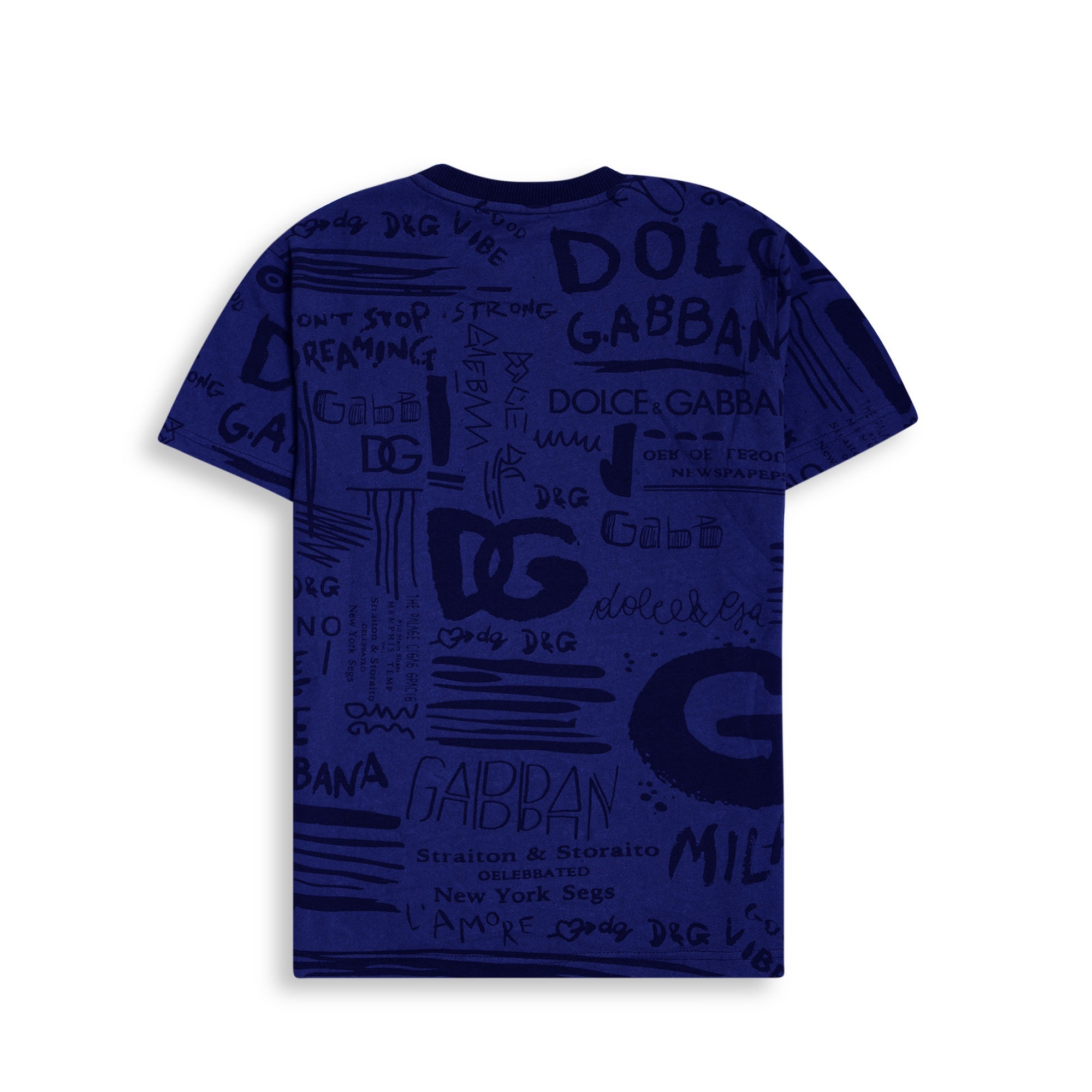 DJ AOP Men Navy T Shirt