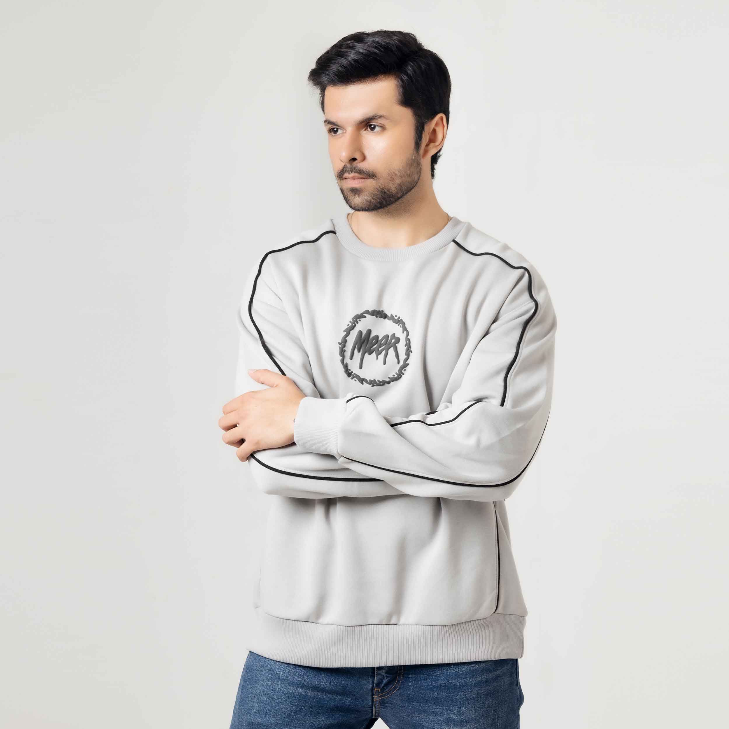 Men's Urban Fit Light Grey Sweatshirt