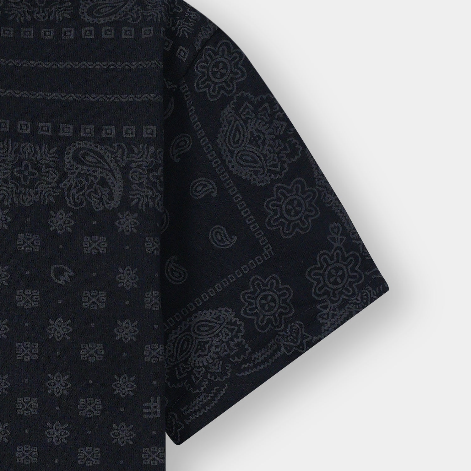 Box AOP Men Black T Shirt