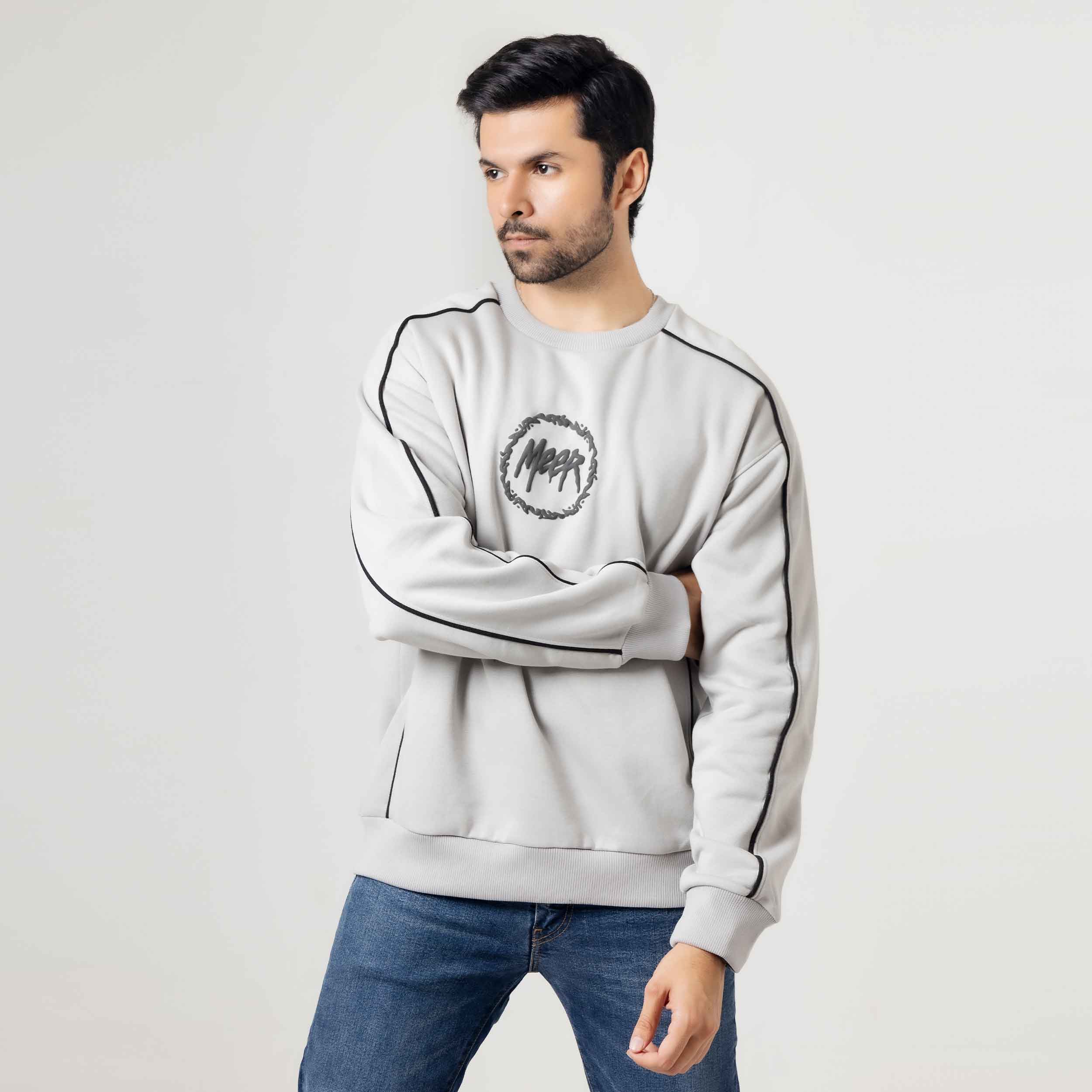 Men's Urban Fit Light Grey Sweatshirt