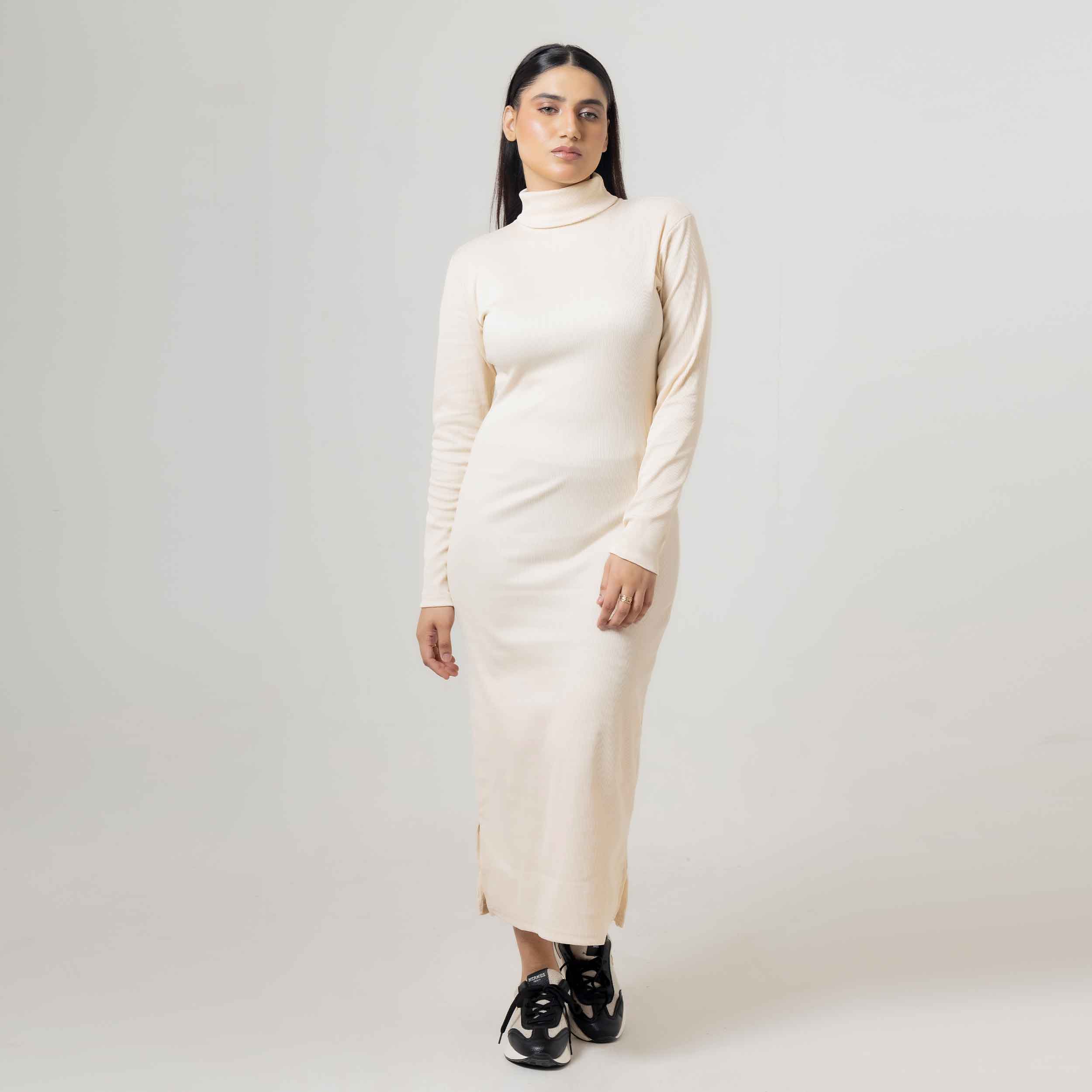 Long Sleeve Bodycon Knit Dress