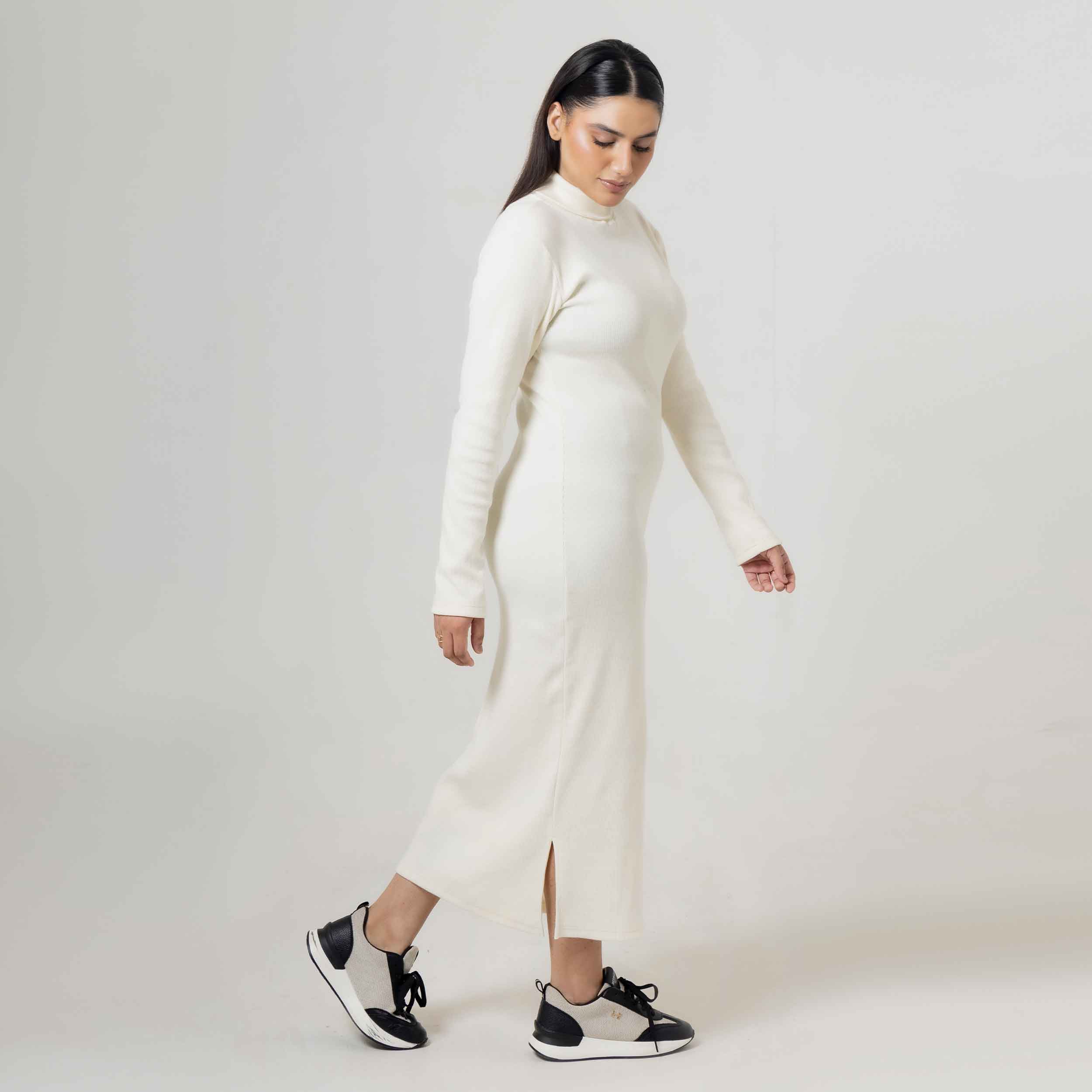 Long Sleeve Bodycon Knit Dress