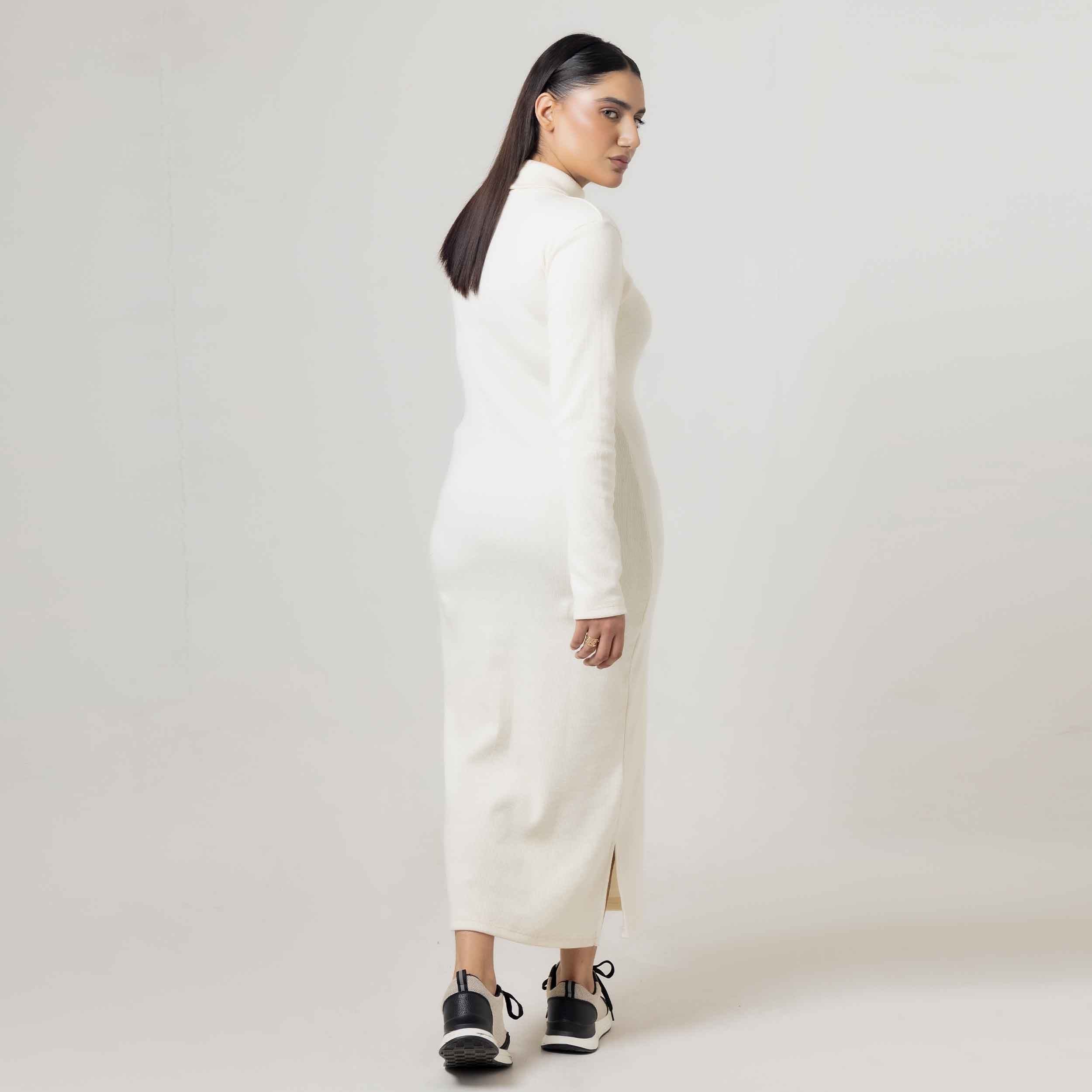 Long Sleeve Bodycon Knit Dress