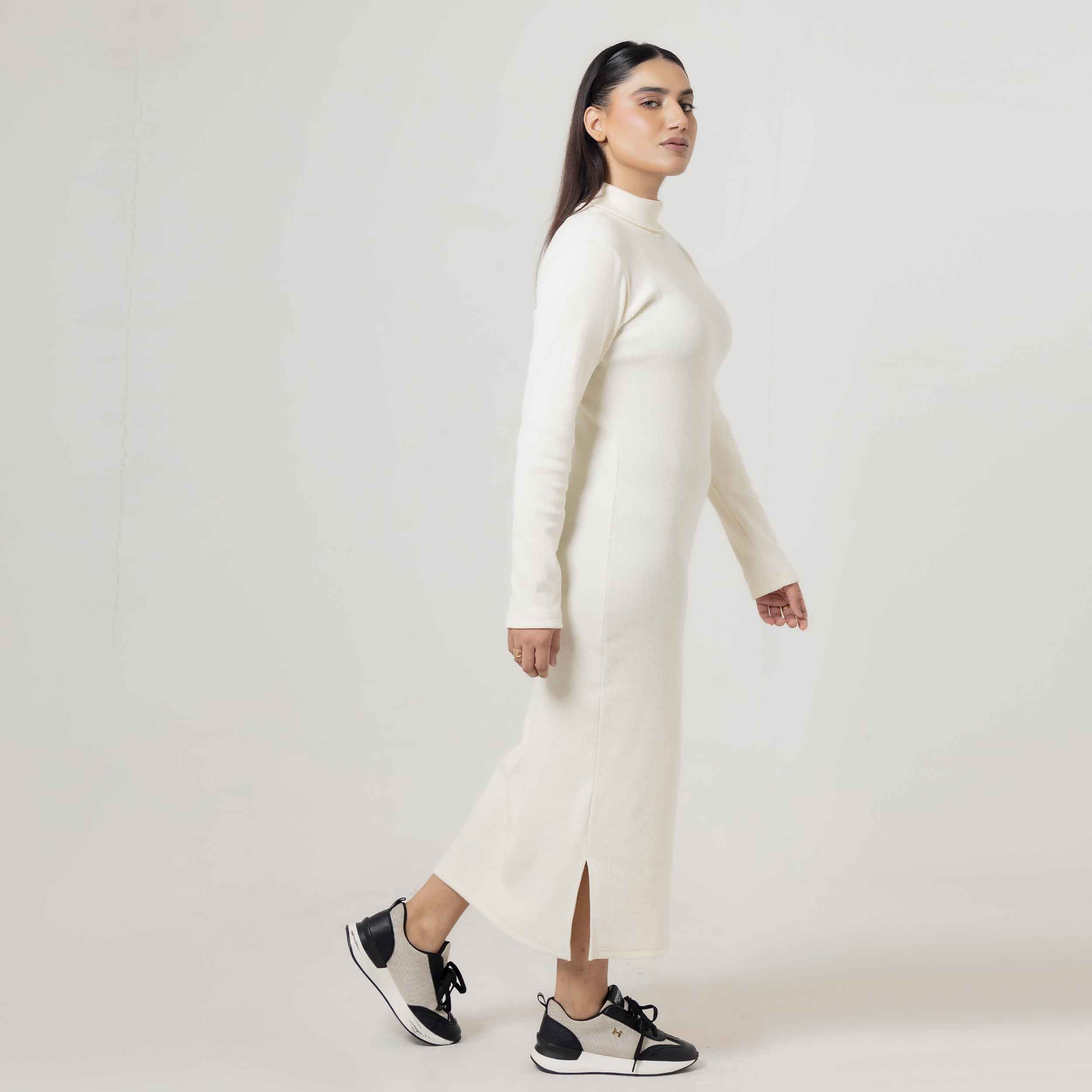 Long Sleeve Bodycon Knit Dress