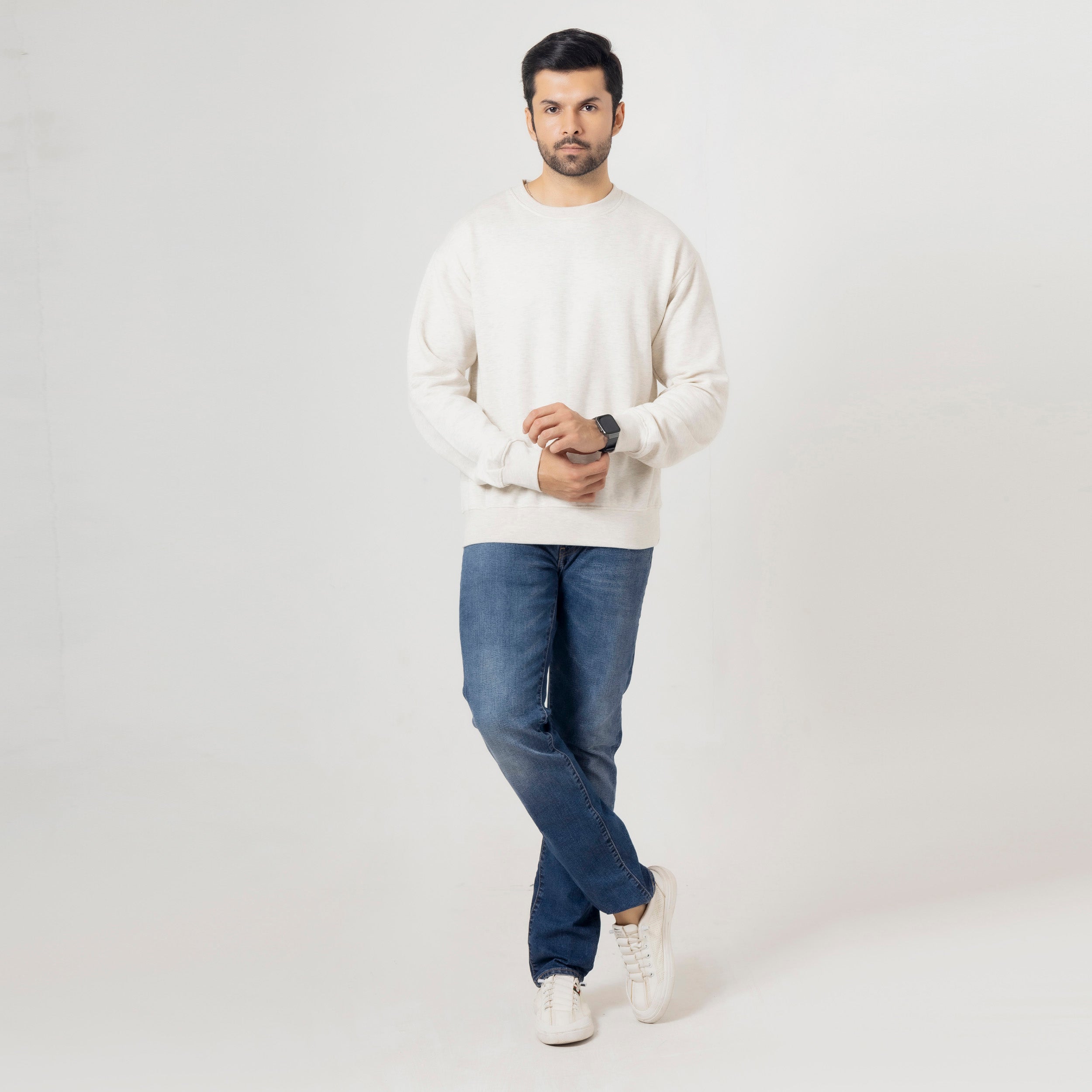 Men's Plain Fleece Sweatshirt