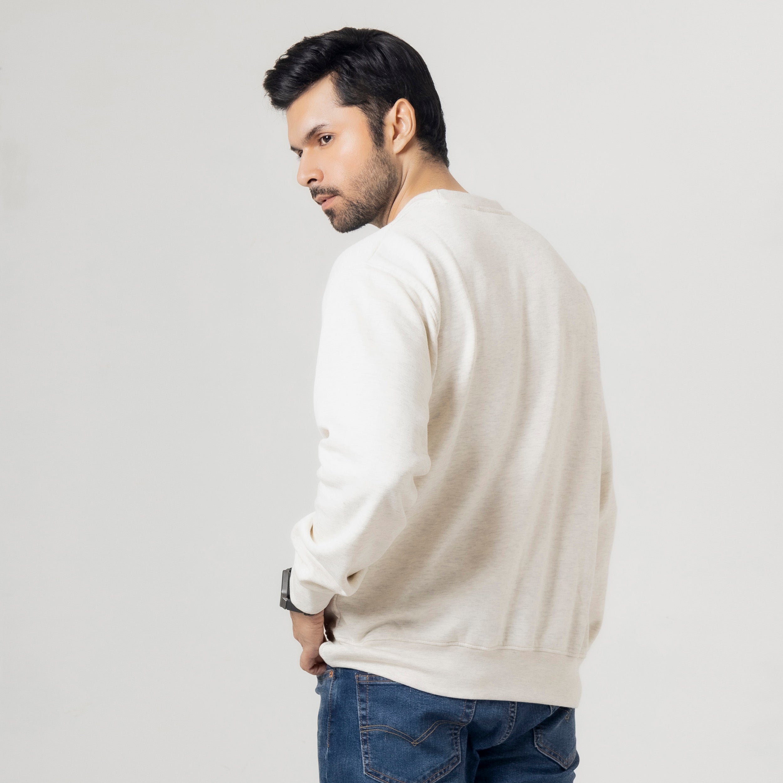 Men's Plain Fleece Sweatshirt