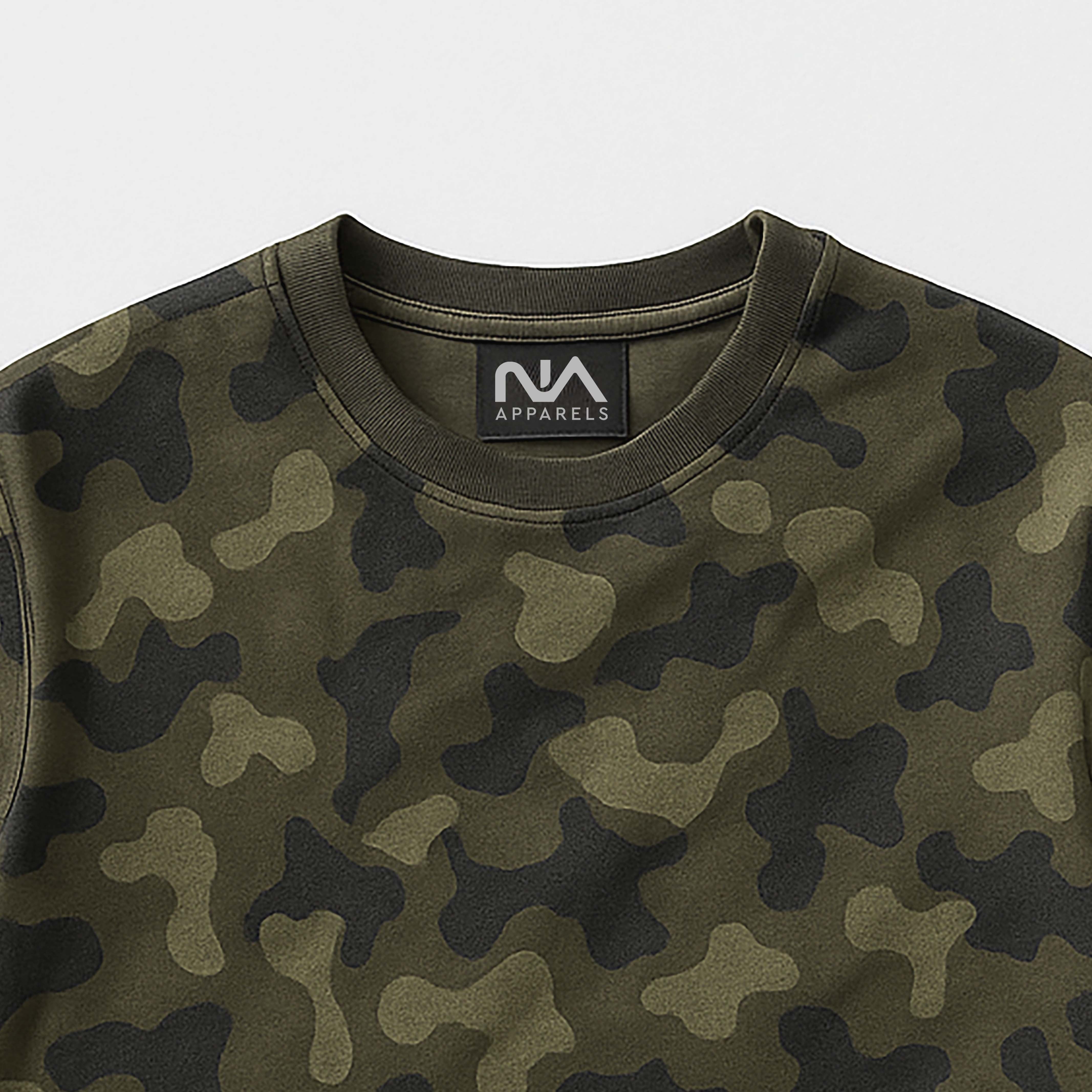 Camo Print Tee Shirt