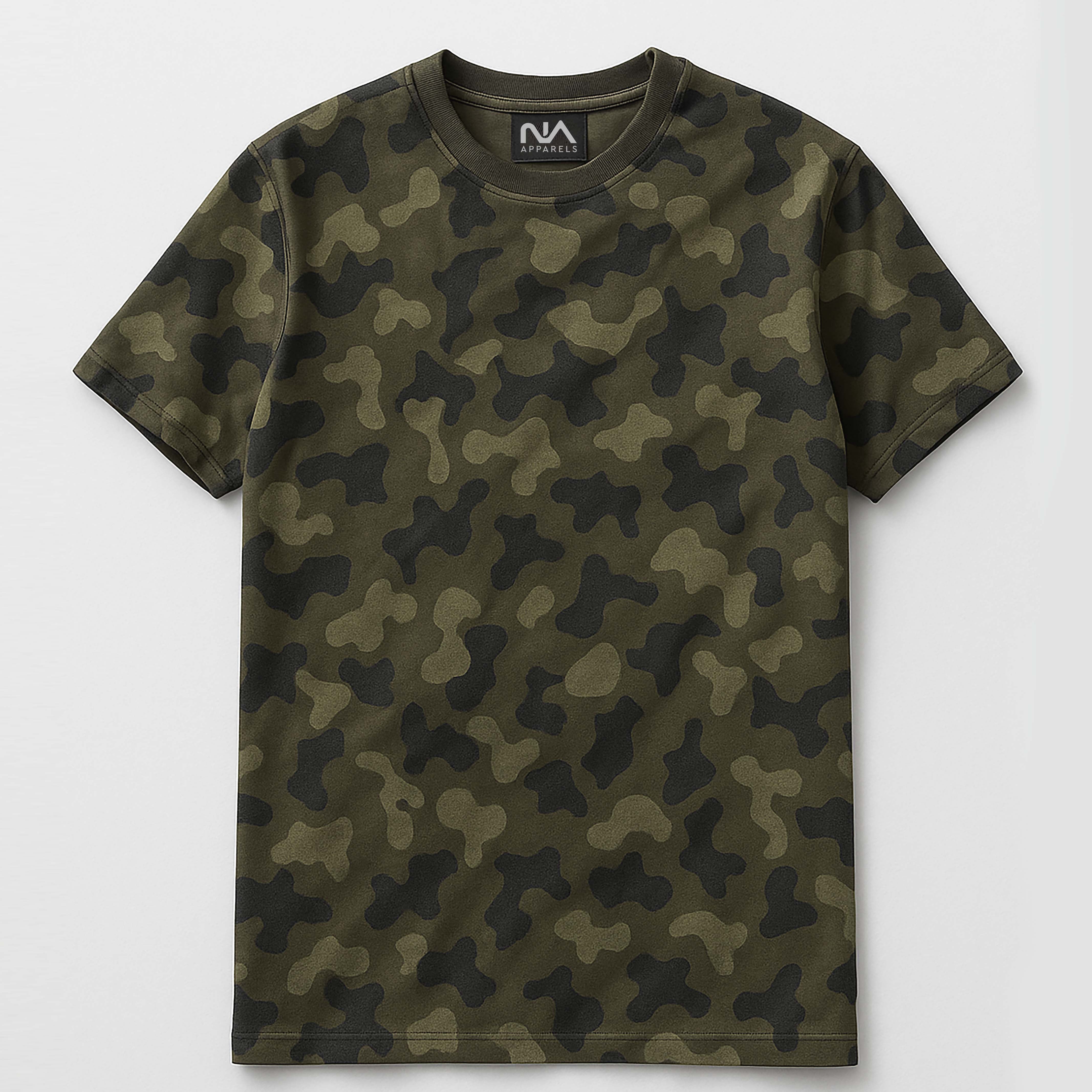 Camo Print Tee Shirt