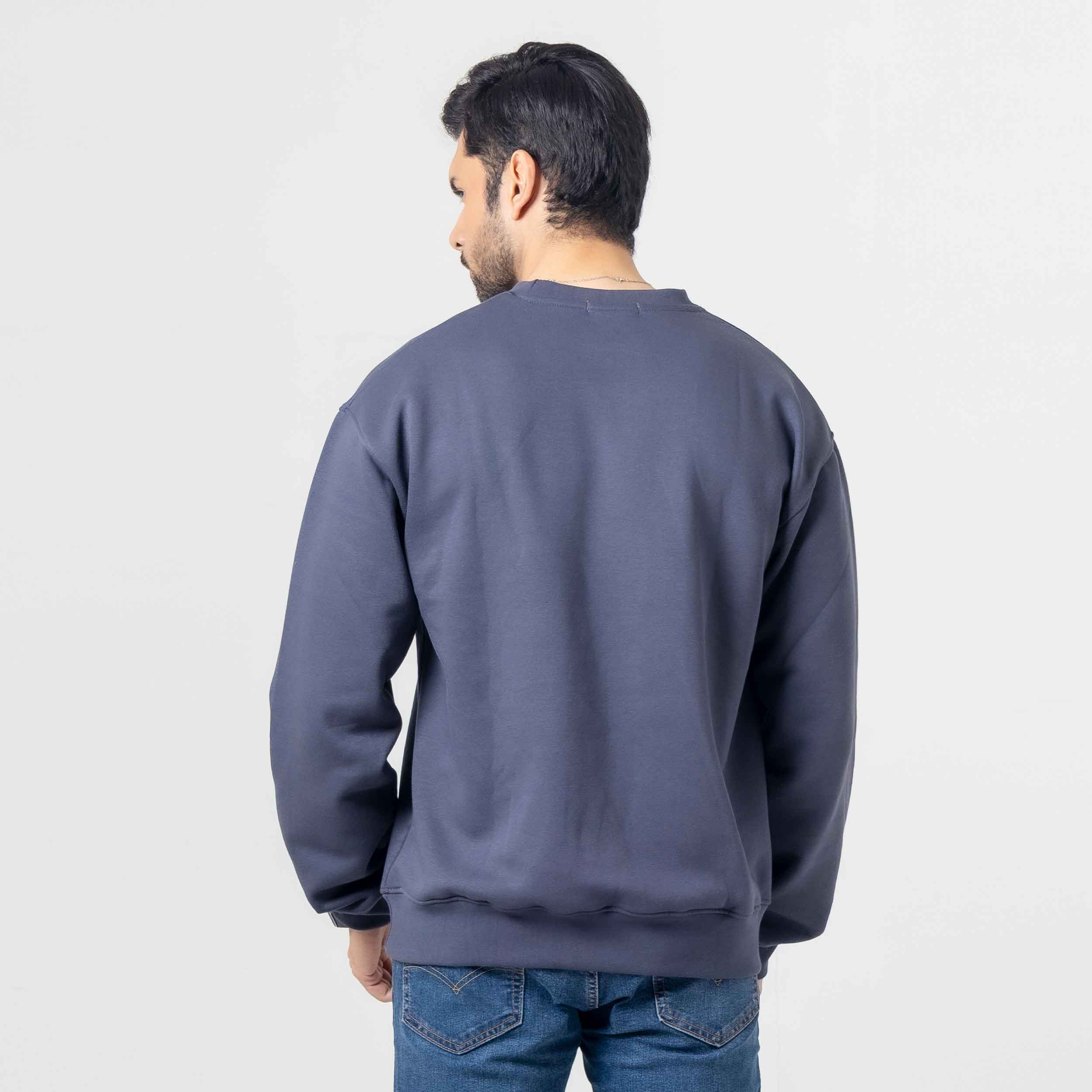 Navy Blue Streetwear Sweatshirt