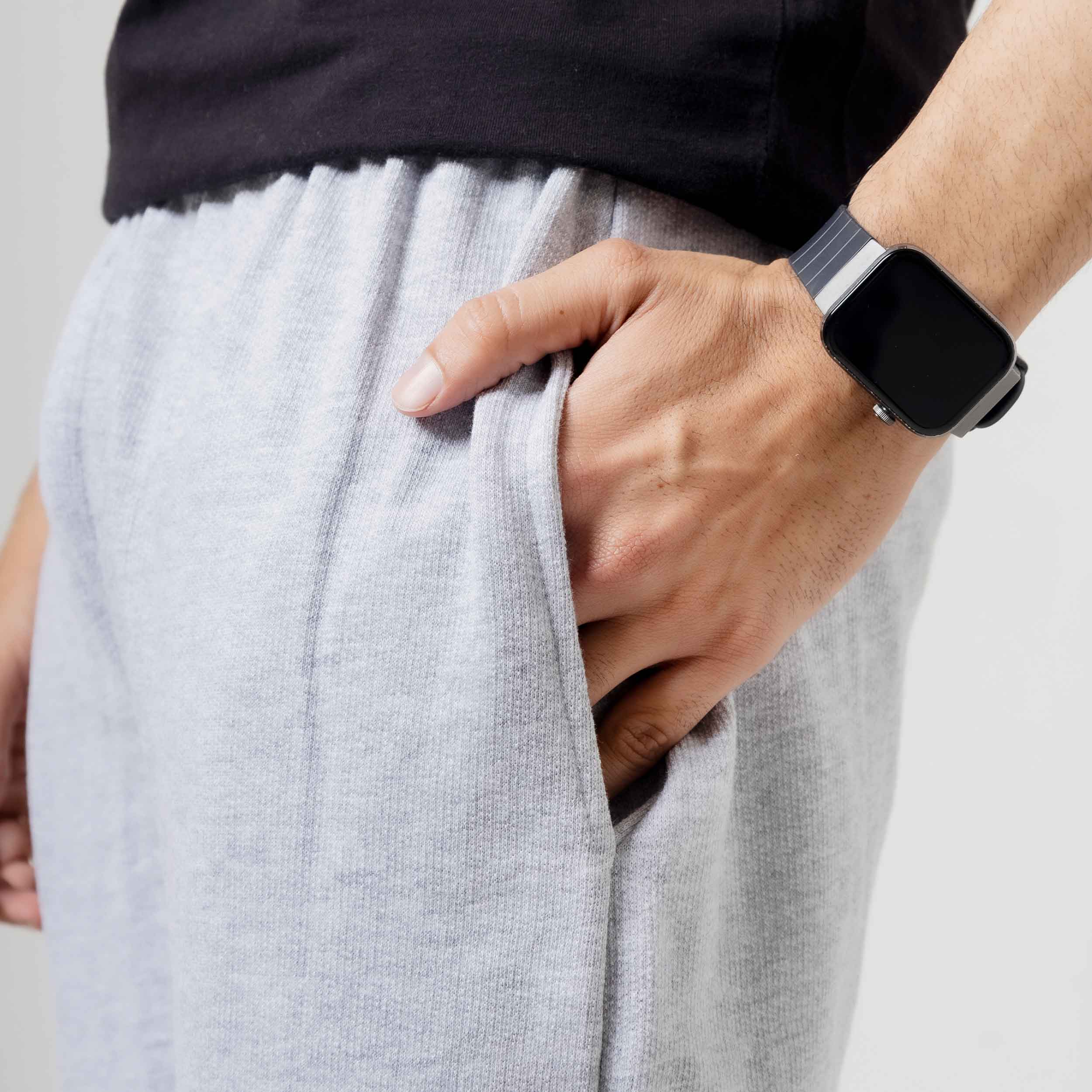 Men's Light Grey Comfortable Sweatpants