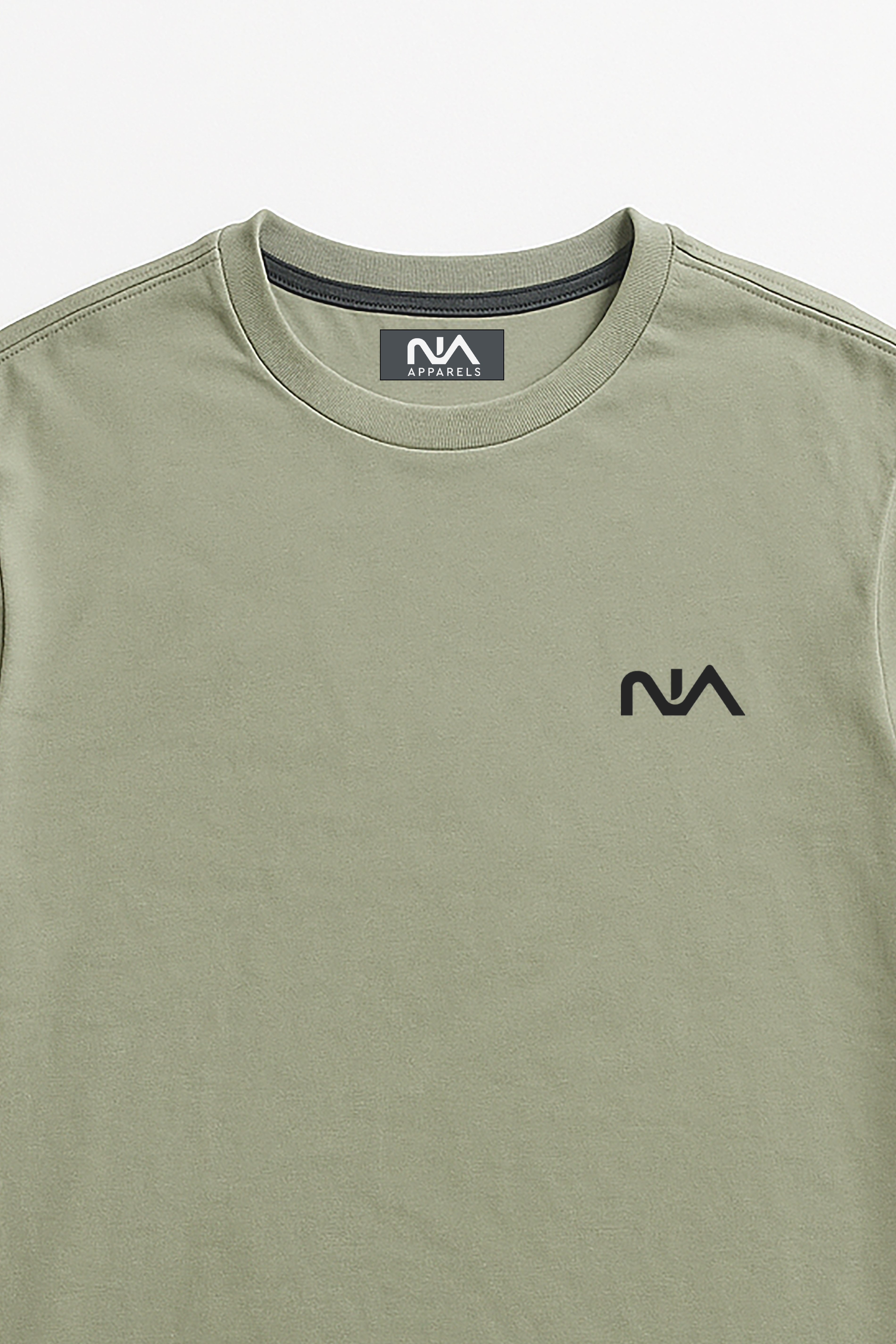 Signature Printed Tee and Short Light Green Color