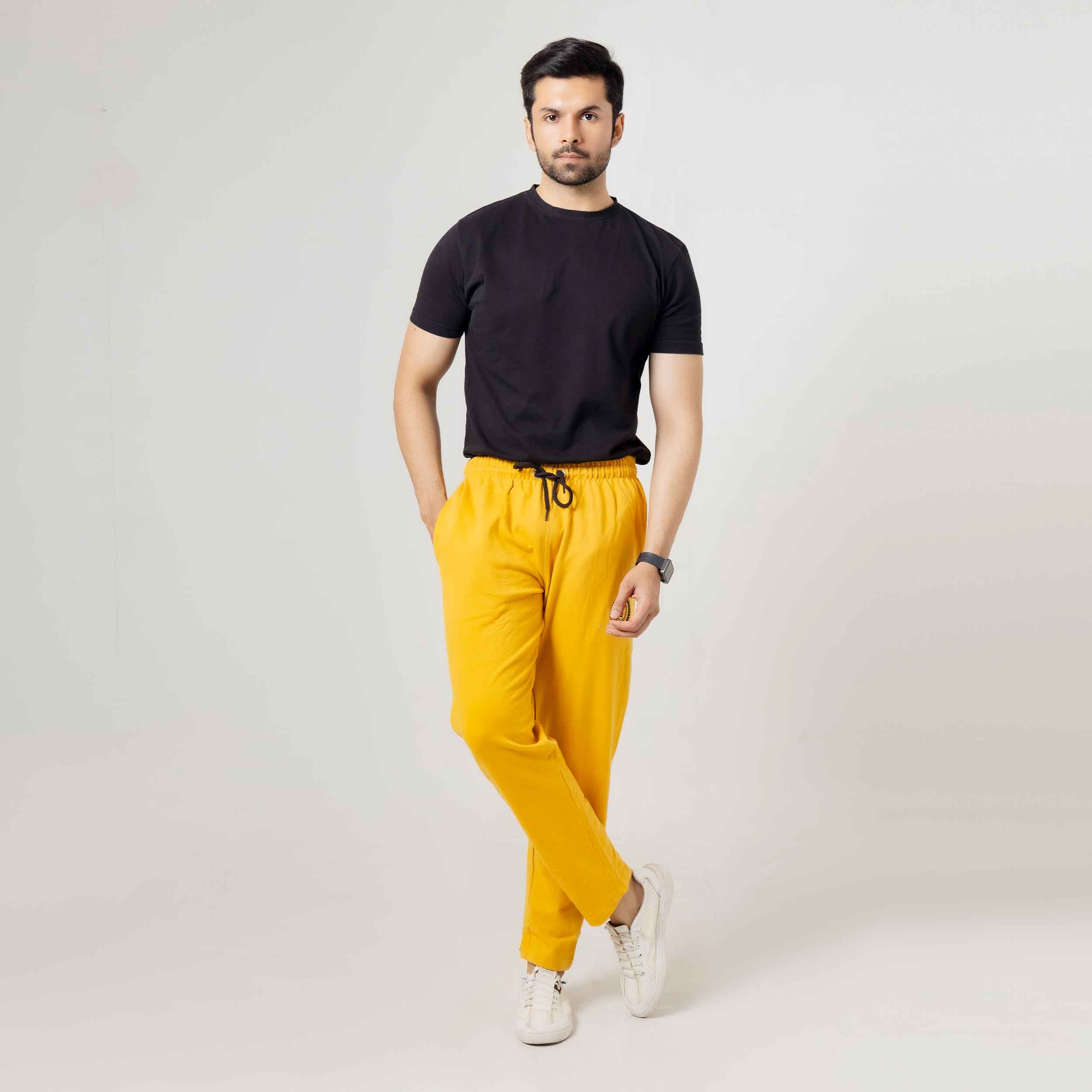 Men's Premium Yellow Sweatpants