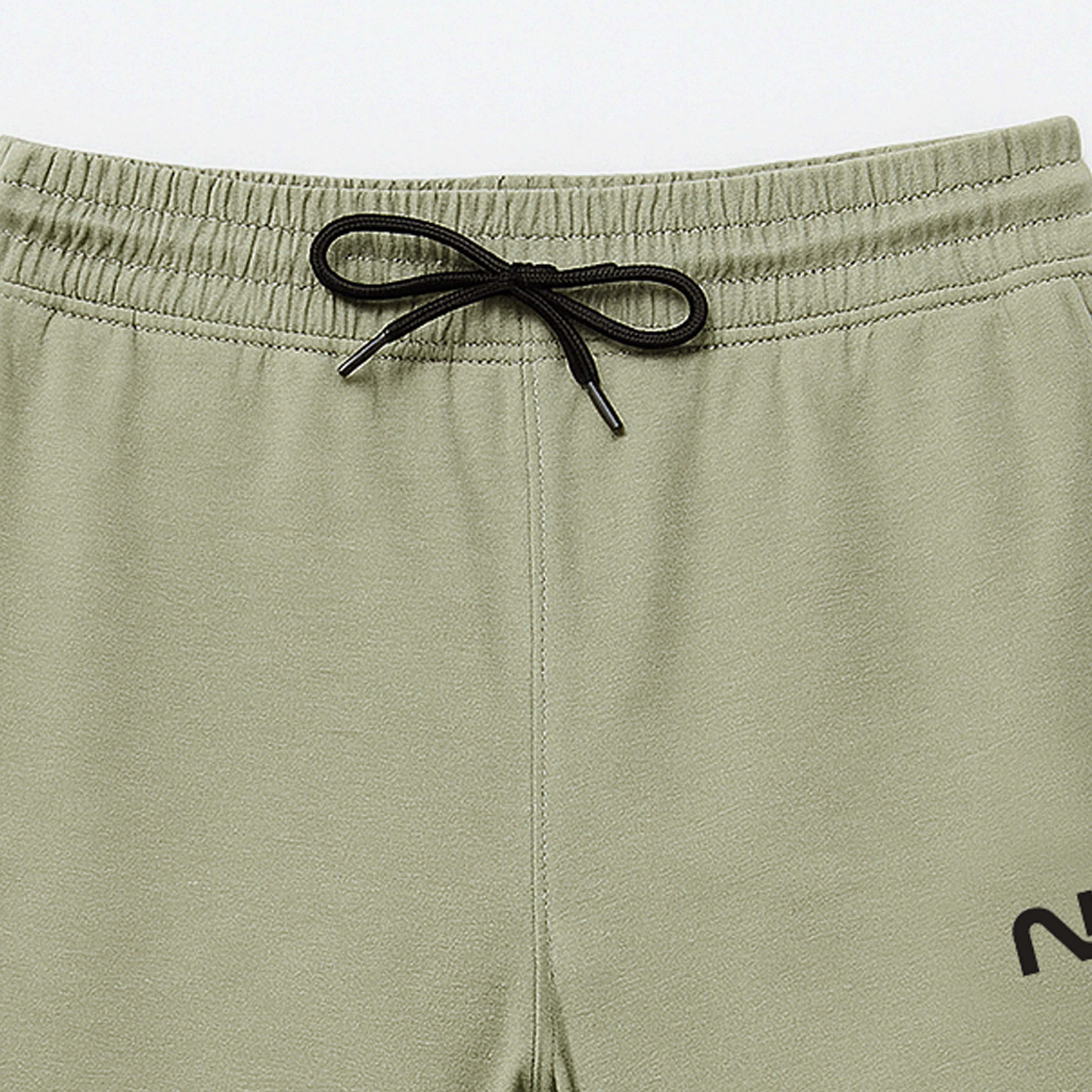 Signature Printed Tee and Short Light Green Color