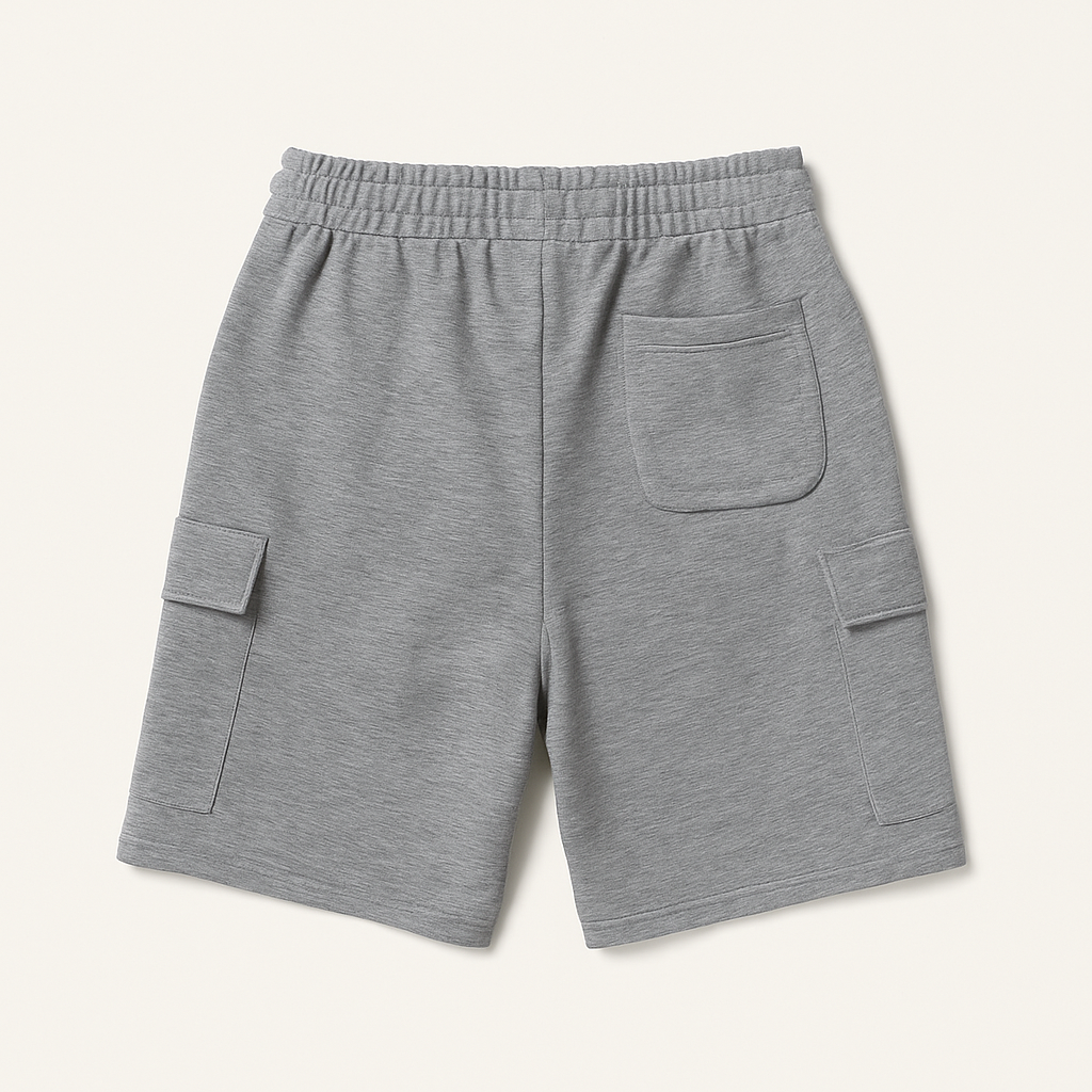 Grey Cargo Pocket Shorts